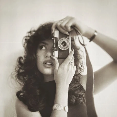 Vintage-style photographer content sample